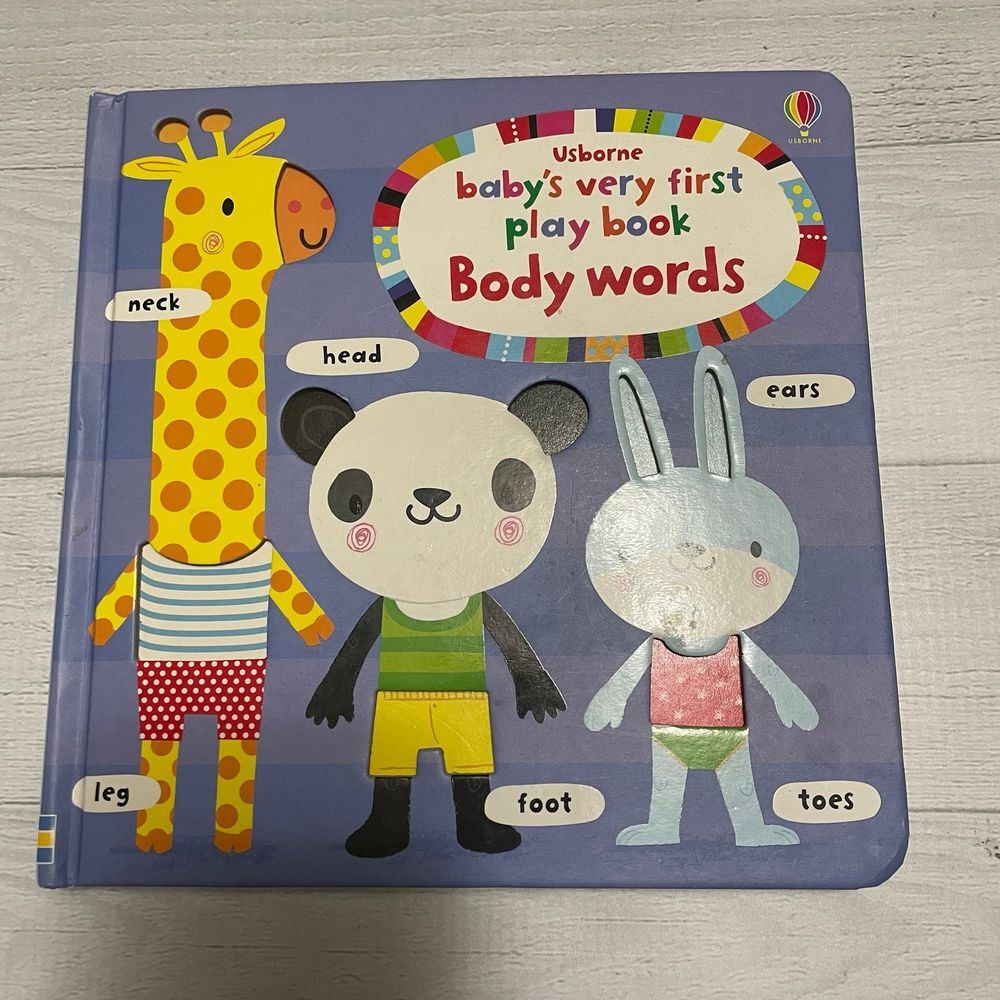 Usborne baby's first playbook body‎ words
